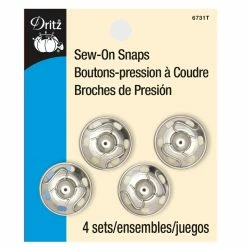 Discount 🎉 Dritz® Sew-On Snaps, Silver ❤️ -Deals Dritz Store 10354226 1