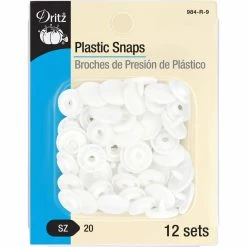 Deals 😀 Dritz® White Plastic Snaps 😉