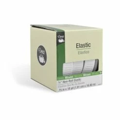 Cheap ⌛ 3/4" White Woven Non-Roll Elastic - 18 Yards by Dritz ✨