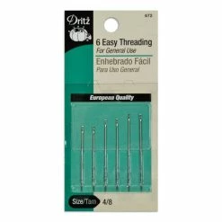 Coupon 🥰 6 Easy Threading Hand Needles - Size 4/8 by Dritz ✔️