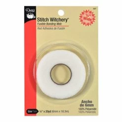 New 👏 Stitch Witchery Regular Weight - 1/4" x 20 Yards by Dritz 🎁
