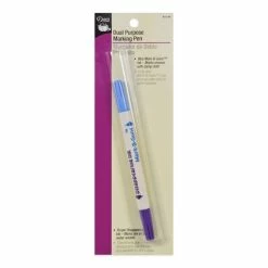 Discount 😀 Dual Tipped Marking Pen - Blue & Purple by Dritz 🔥