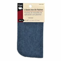 New 🔔 Denim Iron-On Patches - 2 by Dritz 🥰