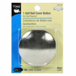 Flash Sale 👍 Dritz® Half Ball Cover Button, Size 100 🛒
