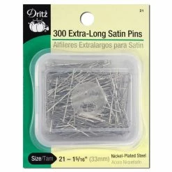 New 🎉 300 Extra Long Satin Pins by Dritz ⭐