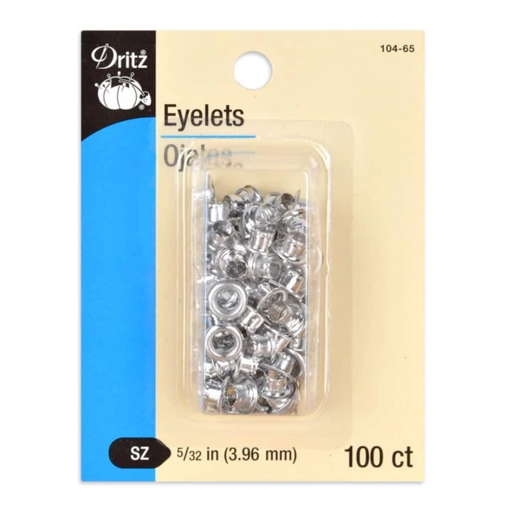 Outlet 🛒 100 Nickel Eyelets by Dritz 🔔 1 Outlet 🛒 100 Nickel Eyelets by Dritz 🔔