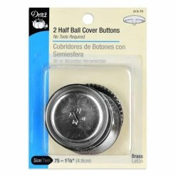 Discount 🛒 Dritz® Half Ball Cover Buttons, Size 75 👏
