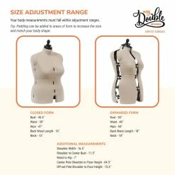 Best reviews of 🧨 Dritz® My Double Designer Full Figure 👗 Dress Form with Adjustable Tri-Pod Stand 🌟 -Deals Dritz Store D335228S 3