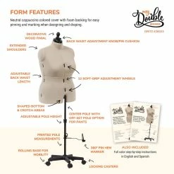 Best reviews of 🧨 Dritz® My Double Designer Full Figure 👗 Dress Form with Adjustable Tri-Pod Stand 🌟 -Deals Dritz Store D335228S 4