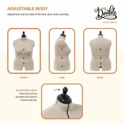 Best reviews of 🧨 Dritz® My Double Designer Full Figure 👗 Dress Form with Adjustable Tri-Pod Stand 🌟 -Deals Dritz Store D335228S 5