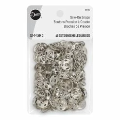 Cheap 🥰 Dritz® 1/2" Silver Sew-On Snaps, 48 Sets 🥰
