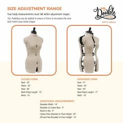 Wholesale 🔥 Dritz® My Double Designer Small 👗 Dress Form with Adjustable Tri-Pod Stand 🛒 -Deals Dritz Store D335231S 3