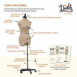 Wholesale 🔥 Dritz® My Double Designer Small 👗 Dress Form with Adjustable Tri-Pod Stand 🛒 -Deals Dritz Store D335231S 4