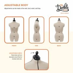 Wholesale 🔥 Dritz® My Double Designer Small 👗 Dress Form with Adjustable Tri-Pod Stand 🛒 -Deals Dritz Store D335231S 5