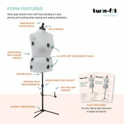 Cheap 😀 Dritz® Twin-Fit Large 👗 Dress Form with Adjustable Tri-Pod Stand 🌟 -Deals Dritz Store D335232S 4