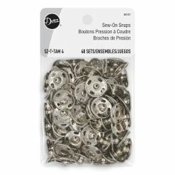 Wholesale ✨ Dritz® 5/8" Silver Sew-On Snaps, 48 Sets 🧨