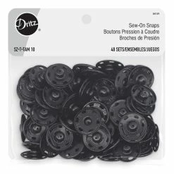 Flash Sale 😉 Dritz® 7/8" Black Sew-On Snaps, 48 Sets 😍