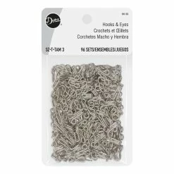 Deals Dritz Store 16 Brand new 😀 Dritz® Silver Hooks & Eyes, Size 3 ✨