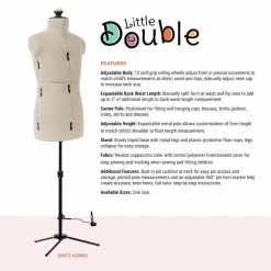 Promo 🧨 Dritz® Little Double Child 👗 Dress Form with Adjustable Tri-Pod Stand 😉 -Deals Dritz Store D335244S 9