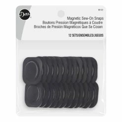 Hot Sale ๐ Dritz® Black Square Sew-On Magnetic Snaps, 1.12" ๐