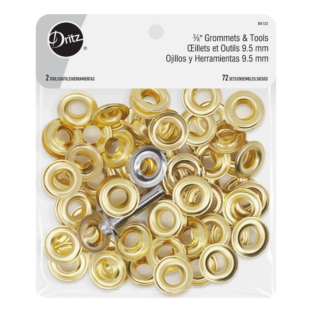 Coupon ๐ Dritz® Gold 3∕8" Grommets & Tools, 72 Sets ๐ 1 Coupon ๐ Dritz® Gold 3∕8" Grommets & Tools, 72 Sets ๐