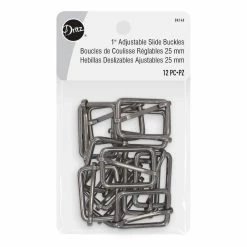 Discount 😉 Dritz® Gray 1" Adjustable Slide Buckles, 12ct. 🔔