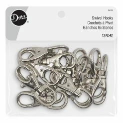Best Pirce 🔥 Dritz® Silver 2.5" Swivel Hooks, 12ct. ✔️