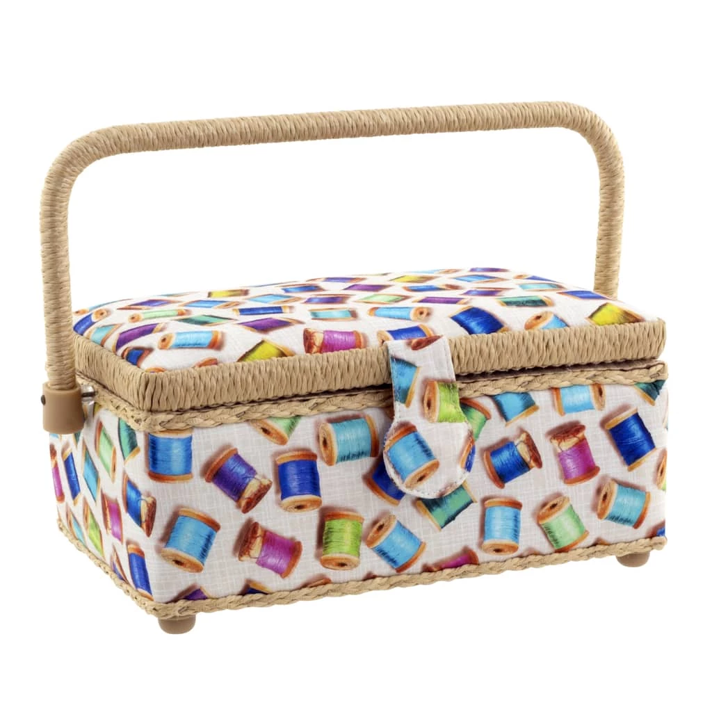 Budget โค๏ธ Dritz® Spools Small Sewing Basket with Removable Tray ๐ฏ 1 Budget โค๏ธ Dritz® Spools Small Sewing Basket with Removable Tray ๐ฏ