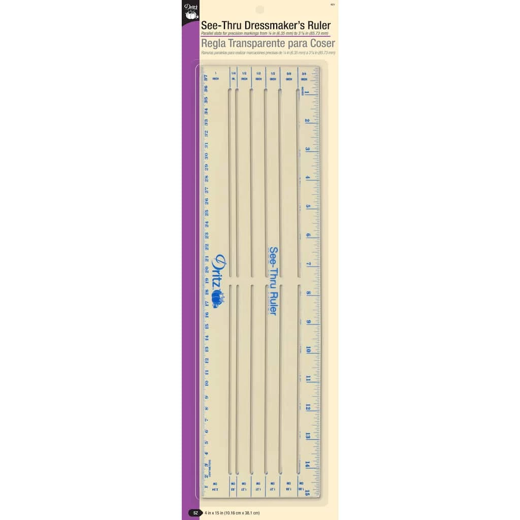 Cheap โจ Dritz® See-Thru ๐ Dressmakers Ruler ๐คฉ 1 Cheap โจ Dritz® See-Thru ๐ Dressmakers Ruler ๐คฉ