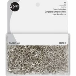 Hot Sale ๐งจ Dritz® Curved Safety Pins with Reusable Storage Box, 300ct. ๐