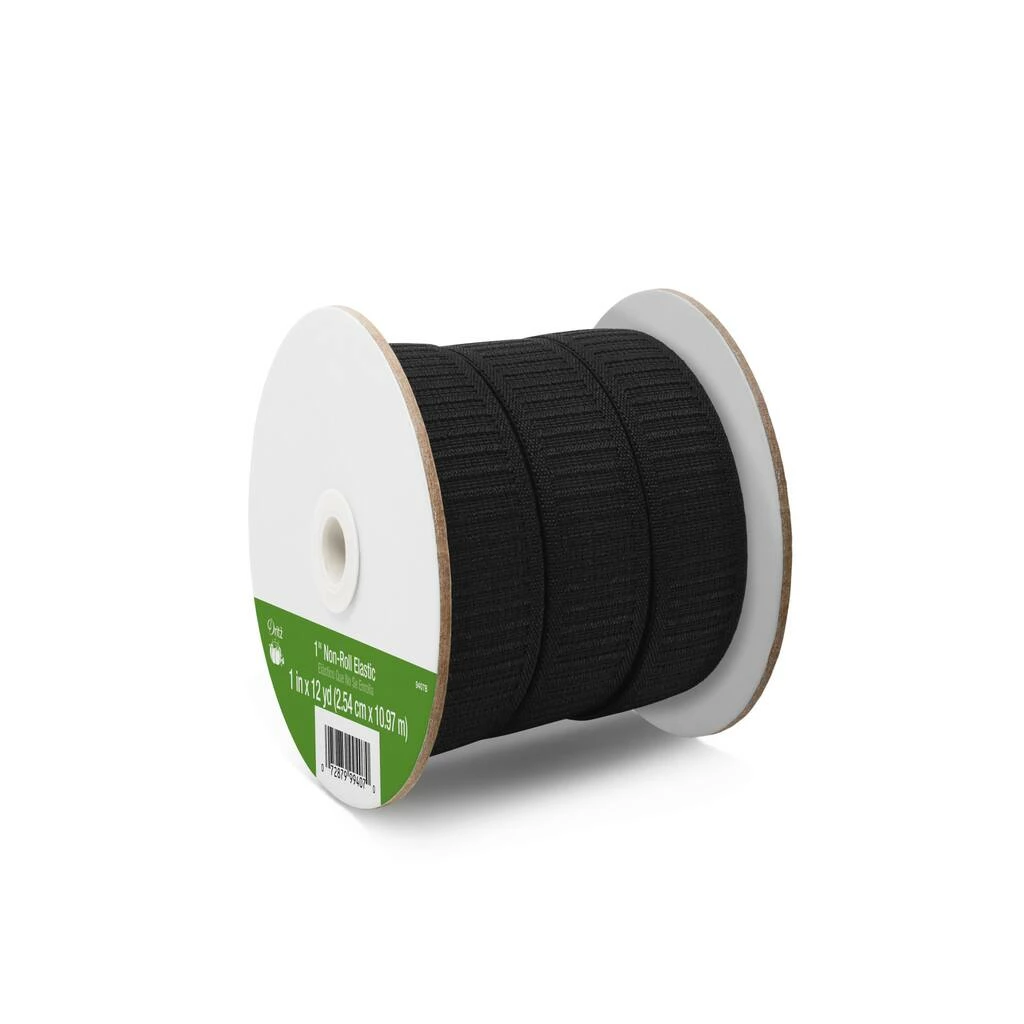 Budget 🥰 Dritz® 1" Black Non-Roll Elastic 🤩 2 Budget 🥰 Dritz® 1" Black Non-Roll Elastic 🤩 - Image 2