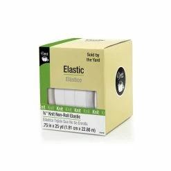 Promo 🥰 Dritz® 3/4" White Knit Non-Roll Elastic 👍