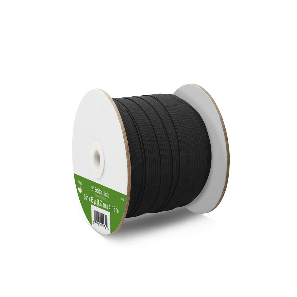 Flash Sale ✨ Dritz® 1/2" Black Braided Elastic 🥰 2 Flash Sale ✨ Dritz® 1/2" Black Braided Elastic 🥰 - Image 2