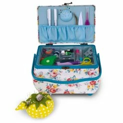 Best deal 💯 Dritz® Bright Floral Medium Curved Sewing Basket With Tomato Pincushion 🔥 11 Best deal 💯 Dritz® Bright Floral Medium Curved Sewing Basket With Tomato Pincushion 🔥 -Deals Dritz Store D501572S 6