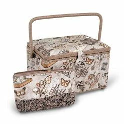 Flash Sale 😉 Dritz® Neutral Sewing Large Rectangular Sewing Basket With Zippered Case 😍