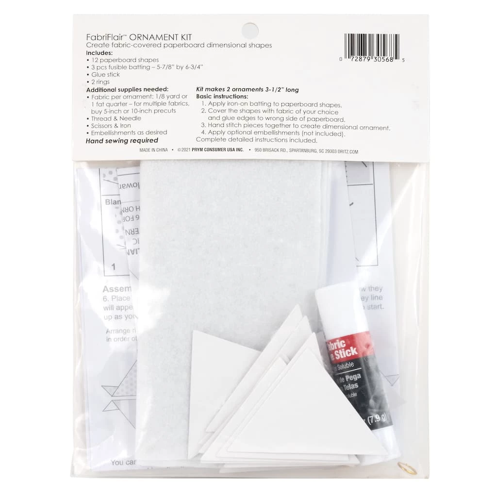 Promo ✨ Dritz® FabriFlair 3.5" Trilliant Pattern Ornament Kit ⌛ 3 Promo ✨ Dritz® FabriFlair 3.5" Trilliant Pattern Ornament Kit ⌛ - Image 3