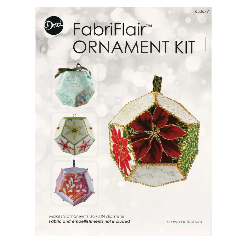 Cheap 🥰 Dritz® FabriFlair 3.375" Brio Sphere Pattern Ornament Kit 😉 1 Cheap 🥰 Dritz® FabriFlair 3.375" Brio Sphere Pattern Ornament Kit 😉