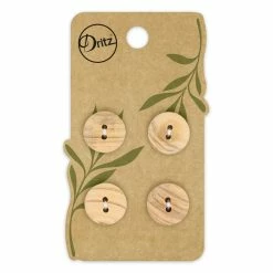 Flash Sale 🌟 Dritz® 15mm Beige-Camel Sustainable Wood Round Button, 12ct. ⌛