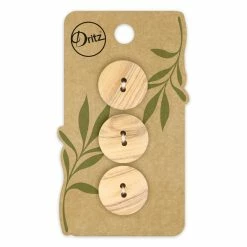Cheapest 🔥 Dritz® 20mm Beige-Camel Sustainable Wood Round Button, 9ct. ⌛