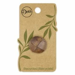 Budget ✨ Dritz® 23mm Weaved Recycled Leather Round Shank Buttons, 3ct. 🔔