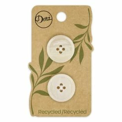 Buy 💯 Dritz® 23mm Recycled Paper Round Button, 6ct. 🎉