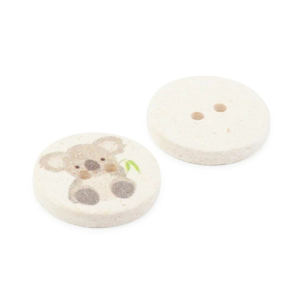 Budget ⭐ Dritz® 18mm Natural Recycled Cotton Koala Button, 9ct. ❤️ 6 Budget ⭐ Dritz® 18mm Natural Recycled Cotton Koala Button, 9ct. ❤️ - Image 6