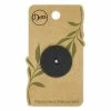 Brand new 🔔 Dritz® Black 28mm Recycled Hemp Geometric Round Button, 3ct. 🤩