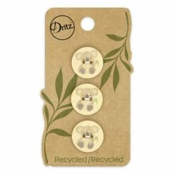 Discount 👏 Dritz® 18mm Recycled Cotton Koala Button, 9ct. 🔥 -Deals Dritz Store D582305S 1