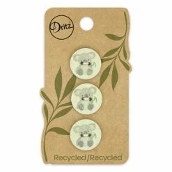 Discount 👏 Dritz® 18mm Recycled Cotton Koala Button, 9ct. 🔥 -Deals Dritz Store D582306S 1 1