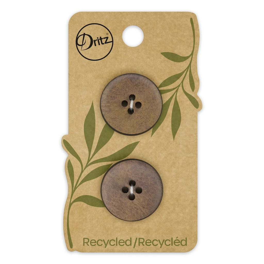 Brand new ๐ฅฐ Dritz® 23mm Medium Brown Recycled Leather Round Button, 6ct. ๐ 1 Brand new ๐ฅฐ Dritz® 23mm Medium Brown Recycled Leather Round Button, 6ct. ๐