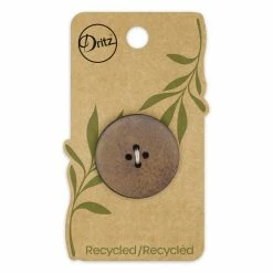 Deals 😉 Dritz® 30mm Medium Brown Recycled Leather Round Button, 3ct. 👏