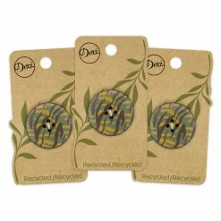 Promo 😉 Dritz® 30mm Multicolor Print Recycled Leather Round Button, 3ct. 🧨 -Deals Dritz Store D582312S 8