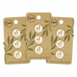 Budget ⌛ Dritz® 15mm Natural Recycled Cotton Deer Button, 9ct. 👏 -Deals Dritz Store D582316S 8
