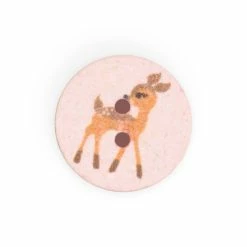 Flash Sale 🥰 Dritz® 15mm Light Pink Recycled Cotton Deer Button, 9ct. ✨ -Deals Dritz Store D582318S 3